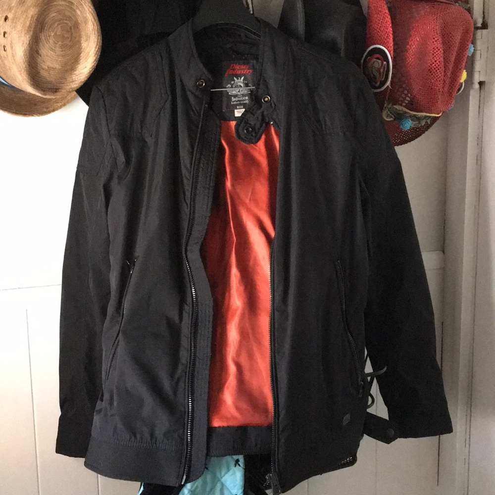 Diesel lightweight motorcycle jacket.